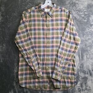 Southern Tide Plaid Button Down Flannel. Mens L